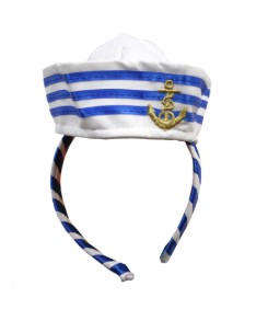 Ободок с шапочкой моряка